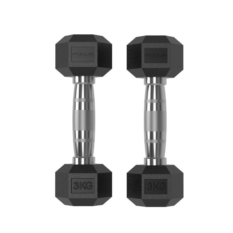 Haltères Hexa - 2 x 3 kg