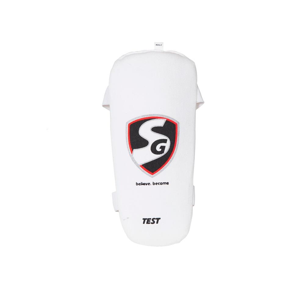 SG SG Test Cricket Elbow Guard | Color: White | Size: Junior |Elbow Protector