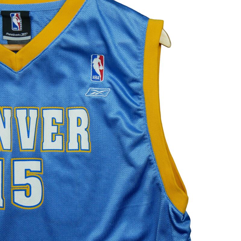 Segunda Vida - Camiseta de la NBA de los Denver Nuggets de Reebok - Excelente