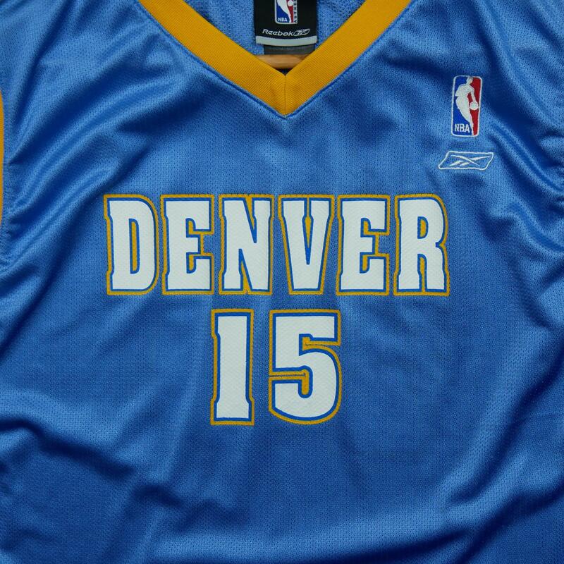 Segunda Vida - Camiseta de la NBA de los Denver Nuggets de Reebok - Excelente