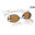 Malmsten Swimming Goggles Classic | Anti-fog | Brown Smoke