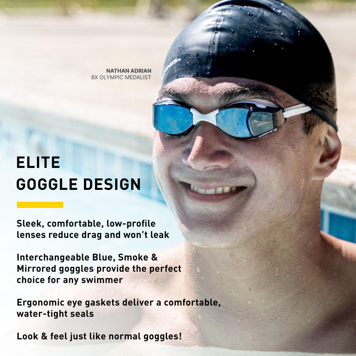 Finis Smart Goggle Kits - White/Smoke 4/7