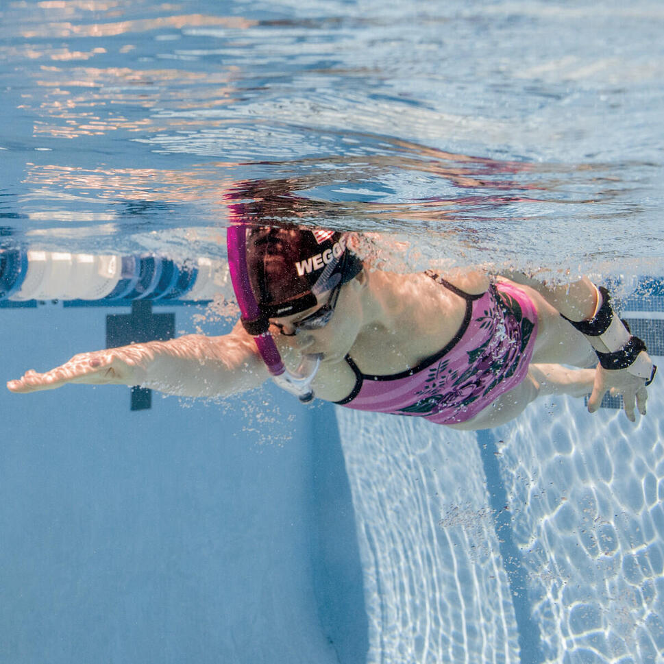 Rurka czołowa treningowa pływacka dla dzieci Finis Swimmers Snorkel