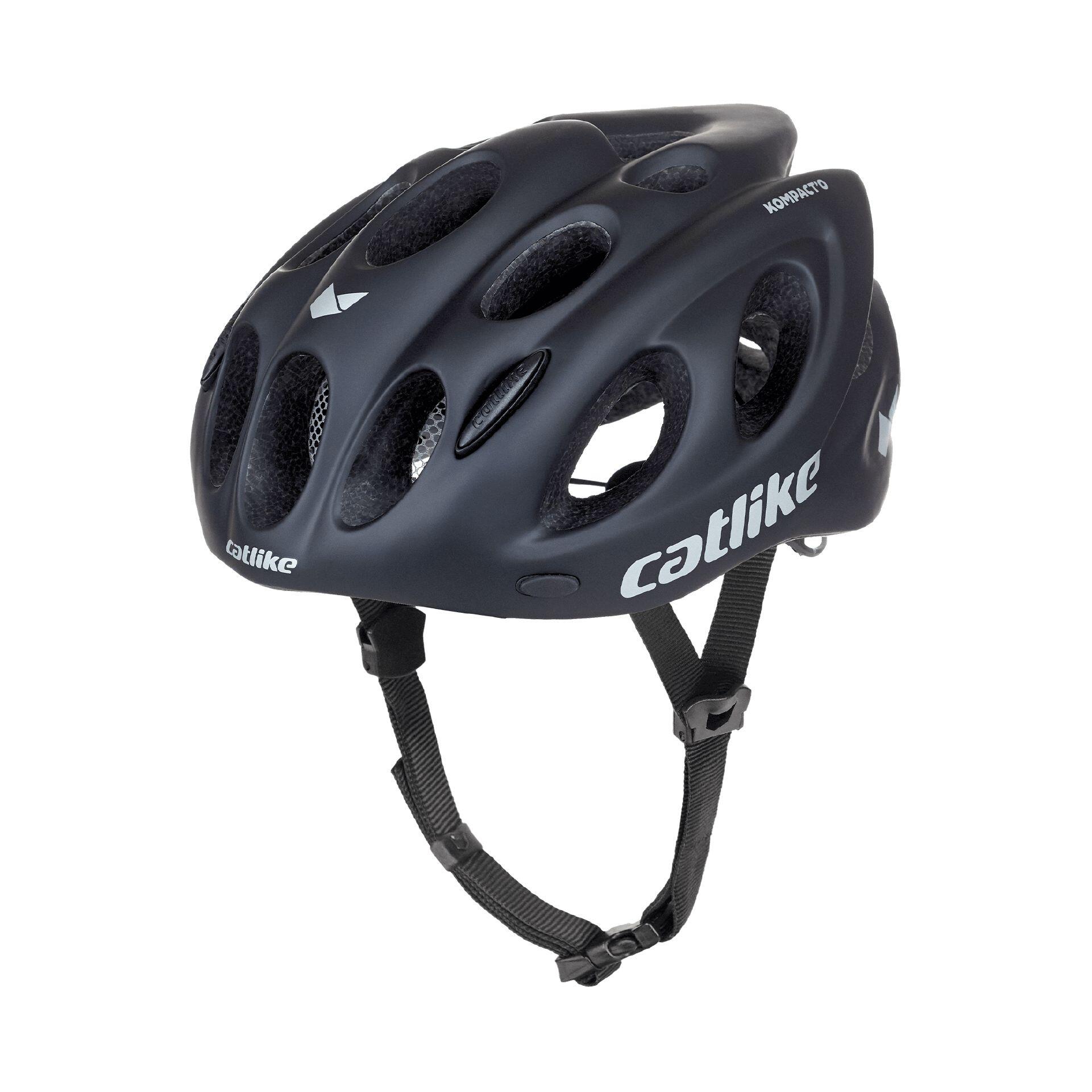 Catlike - Casque De Vélo De Route Unisexe Kompacto - Casque - Noir - 40 M - Decathlon