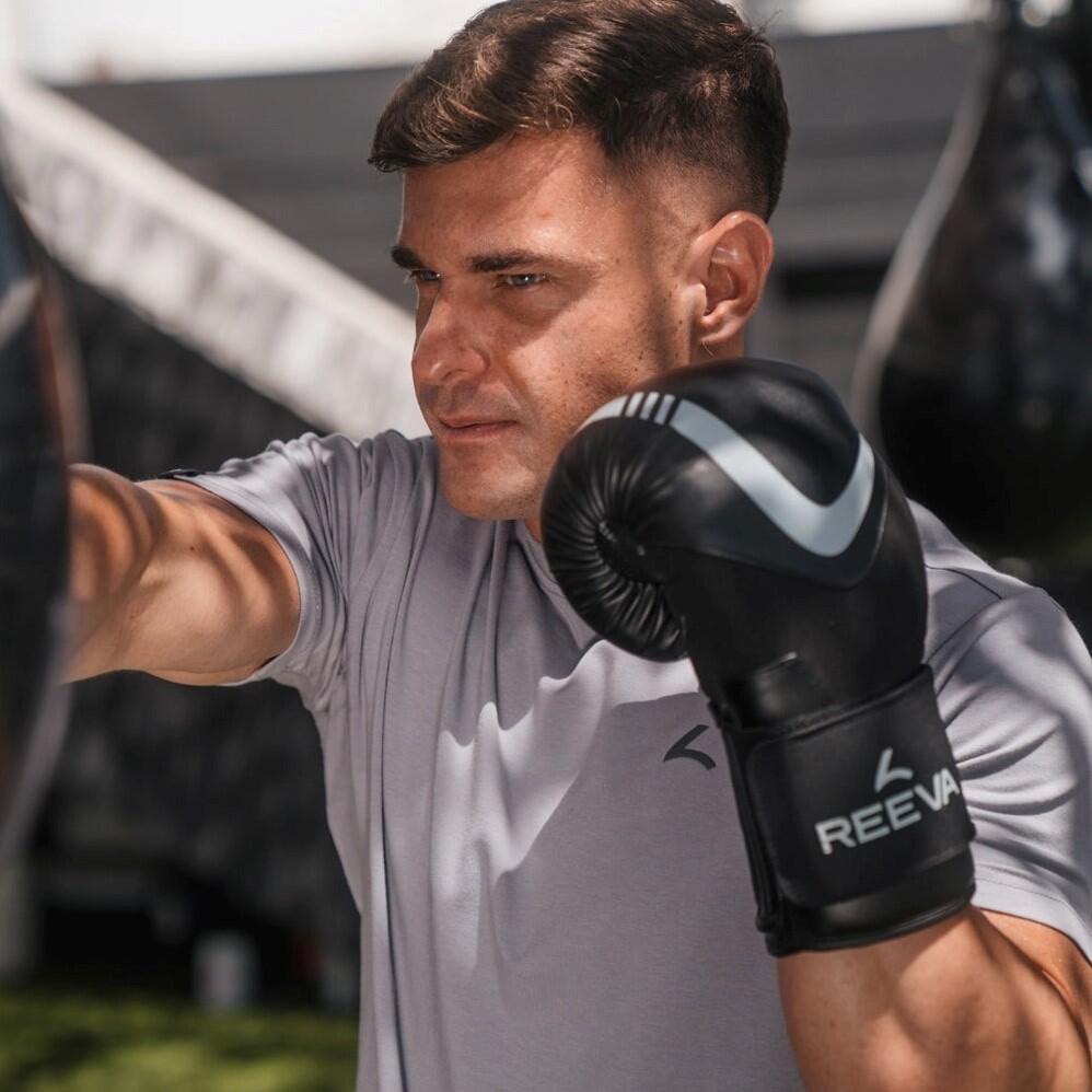 Guantoni da boxe - Pelle - Argento 7/7