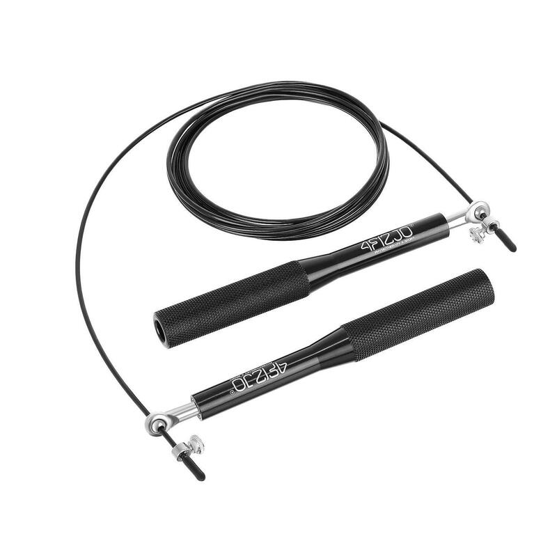 Coardă de sărit reglabilă SPEED 4FIZJO din aluminiu