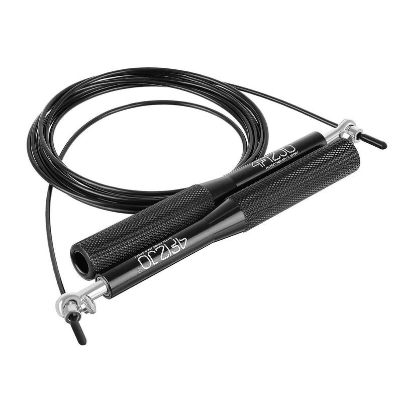 Coardă de sărit reglabilă SPEED 4FIZJO din aluminiu