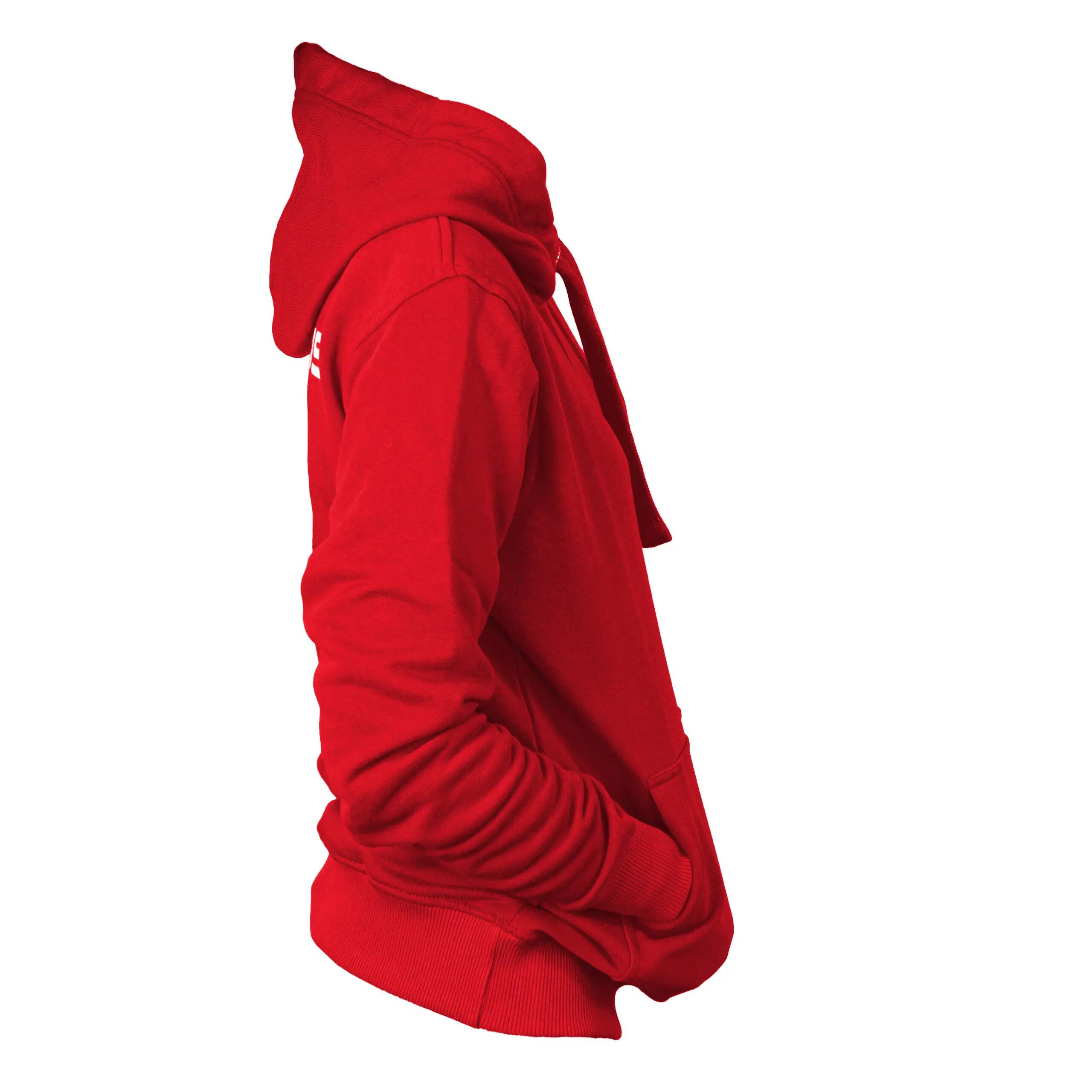 Sudadera Motus para mujer, talla M/L, color rojo. 4/6