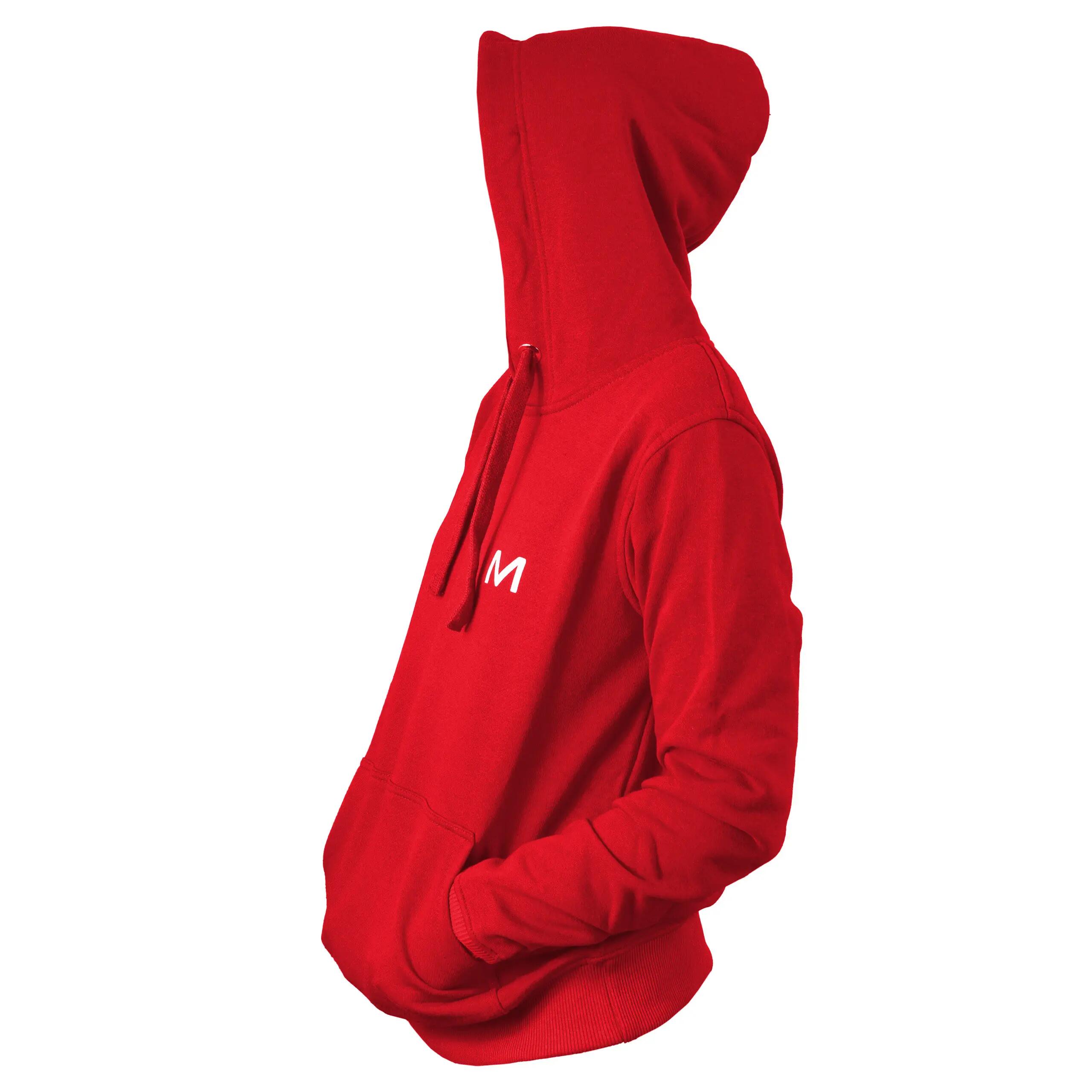 Sudadera Motus para mujer, talla M/L, color rojo. 3/6