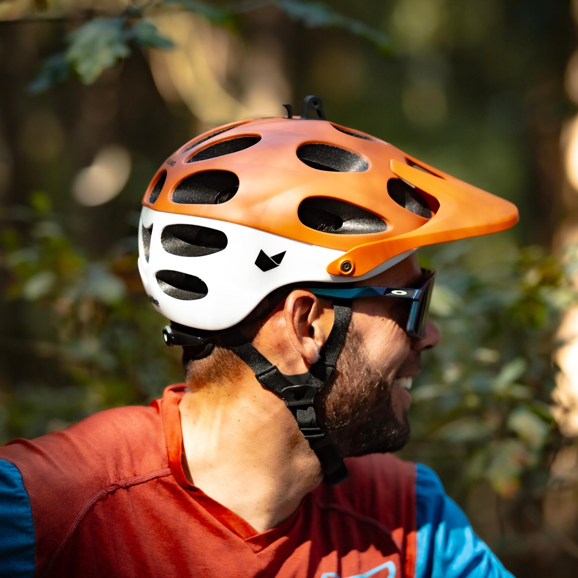 Catlike Yelmo - Casque MTB/Enduro - Gold Flame Mat 7/7