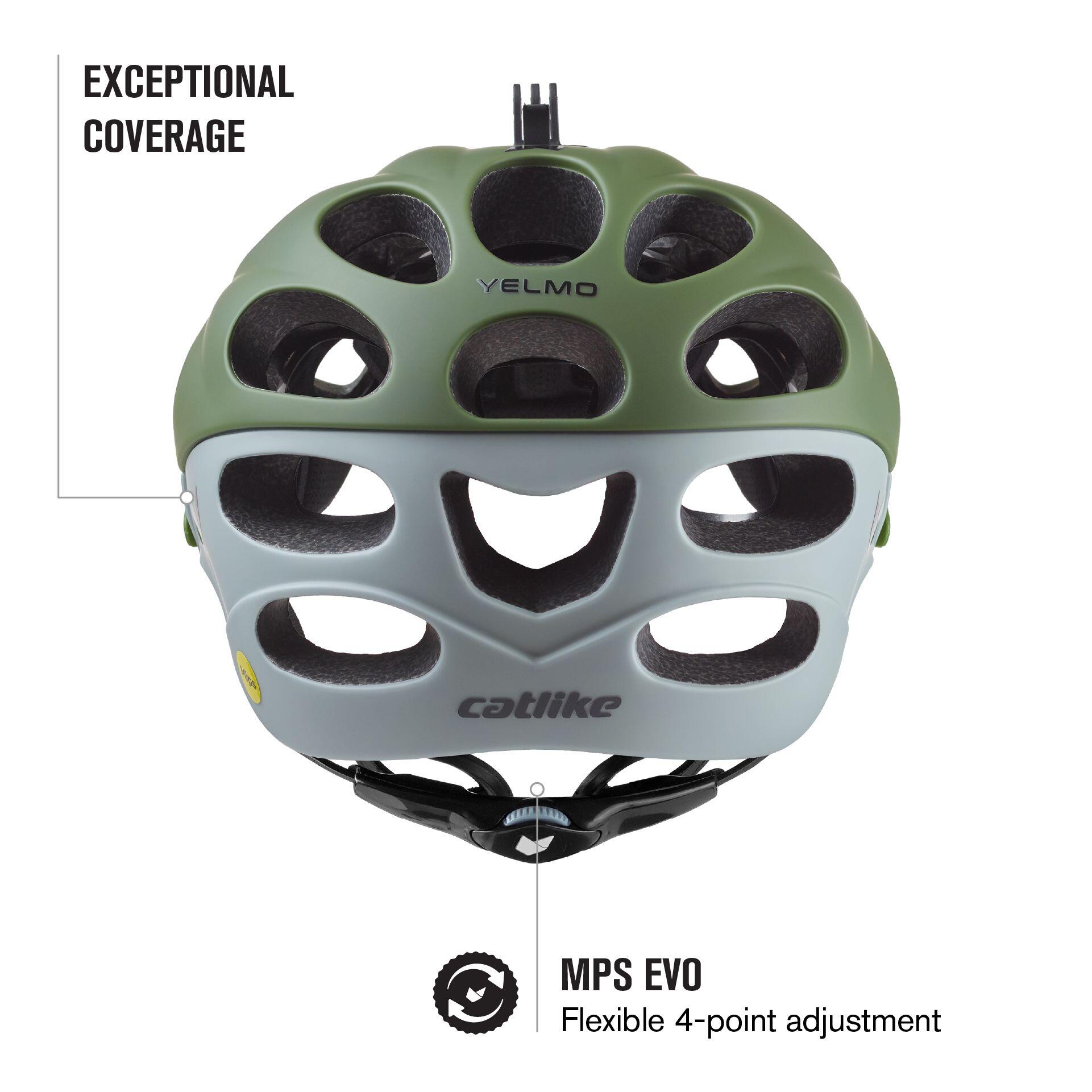 Catlike Yelmo - Casque MTB/Enduro - Pesto/Gris Mat 6/7