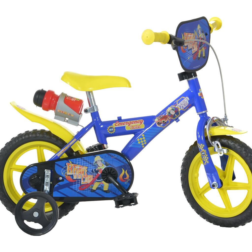 Fireman Sam 10" Bikes with Removable Stabilisers
