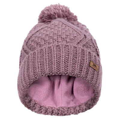 Vrouwen/dames zyra gebreide beanie (honingbij)