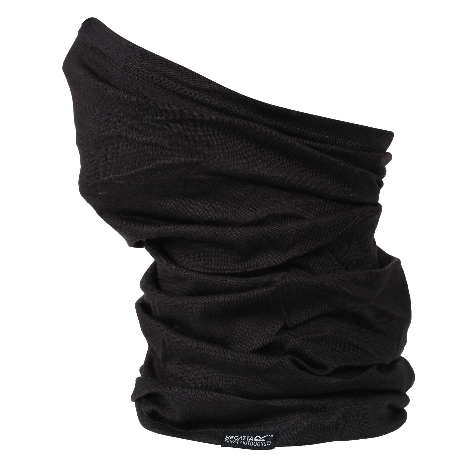 REGATTA Regen Gola Lã de Merino Liso (Conjunto de 18) Preto