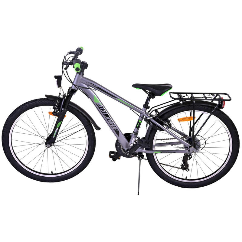 Volare Vélo garçon Cross 24 Pouces 31,75 cm Garçon 18SP V-Brake Gris/Noir