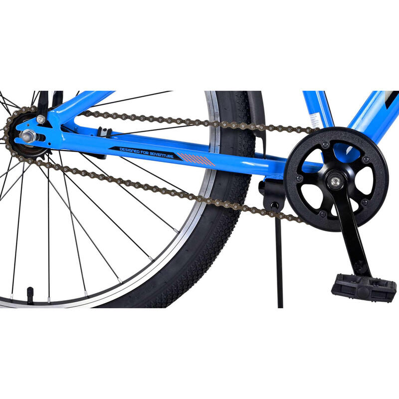 Volare Jongensfiets Cross 24 Inch 31,75 cm Jongens Terugtraprem Blauw/Zwart