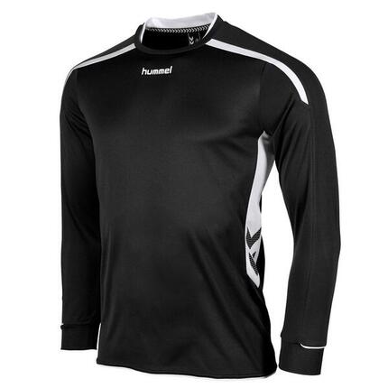 Hummel Preston Maillot Manches Longues Hommes - Noir / Blanc
