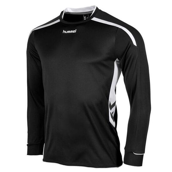 Hummel Preston Maillot Manches Longues Hommes - Noir / Blanc