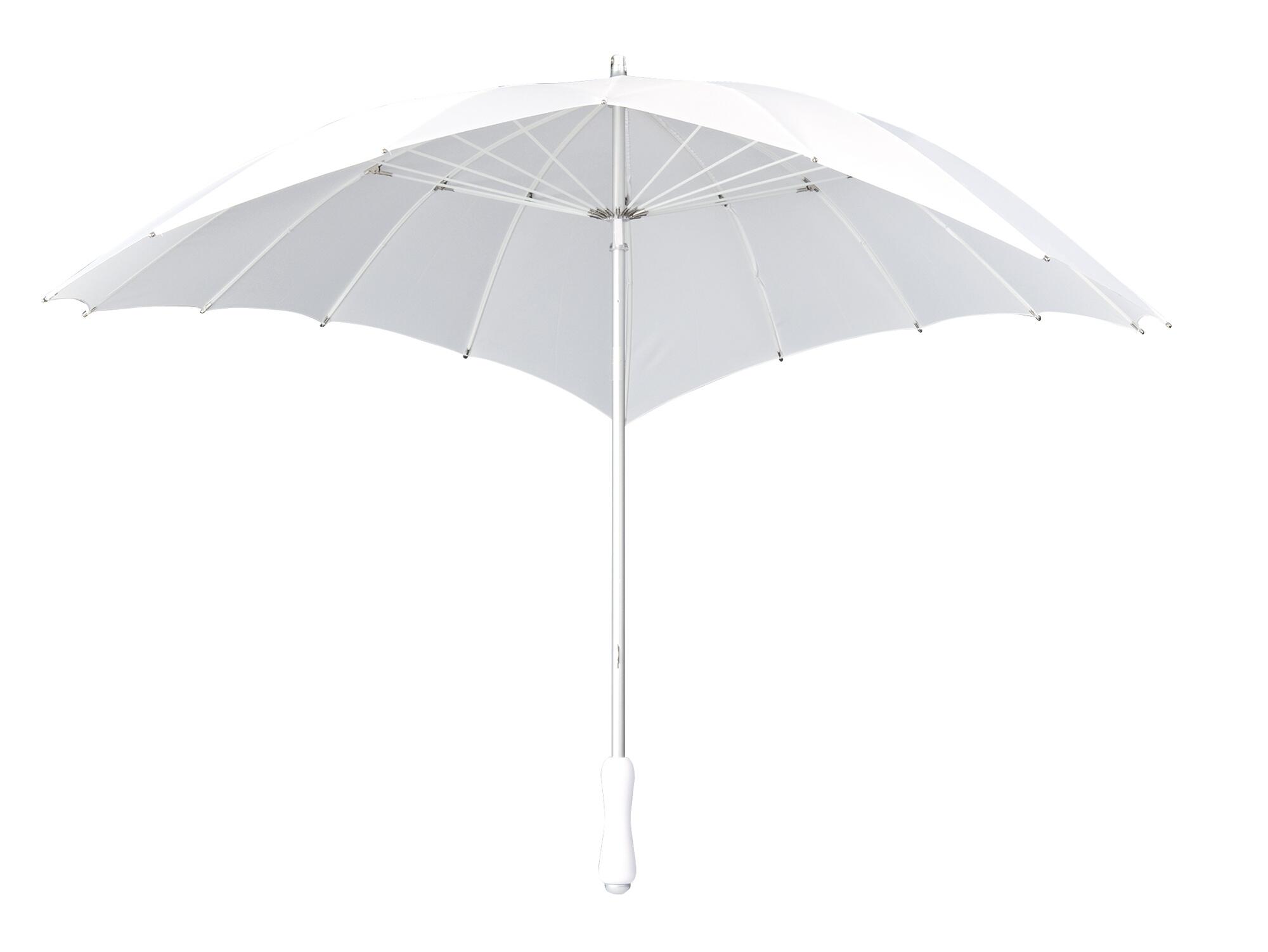 Falcone Parapluie en forme de coeur avec ouverture manuelle Ø 110 cm Blanc 2/5