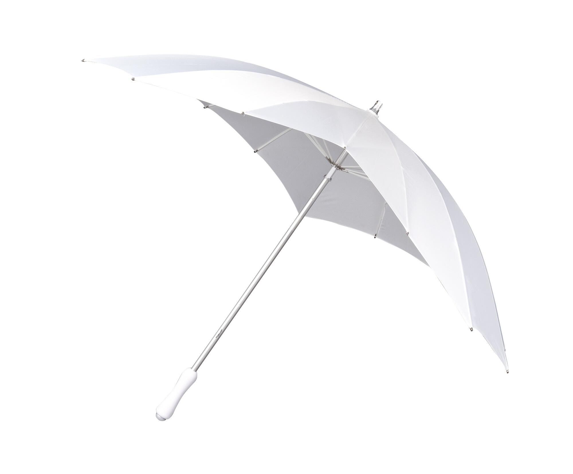Falcone Parapluie en forme de coeur avec ouverture manuelle Ø 110 cm Blanc 3/5