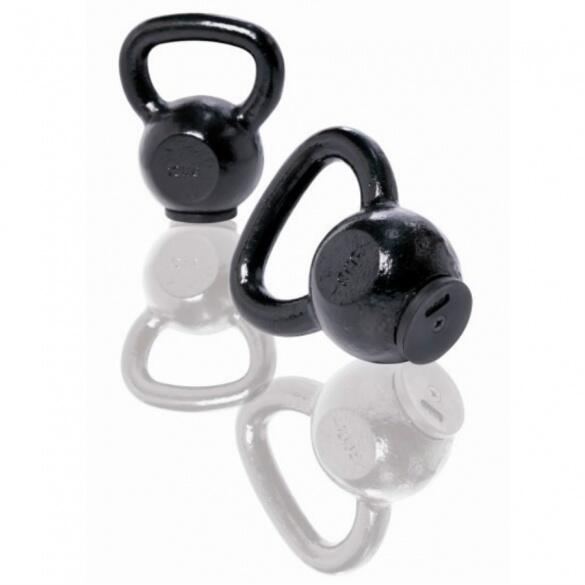 Gietijzeren Kettlebell - Met Rubber Basis - 4 kg