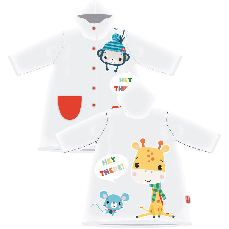 Arditex Imperméable Fisher-Price junior PVC blanc taille 18 mois