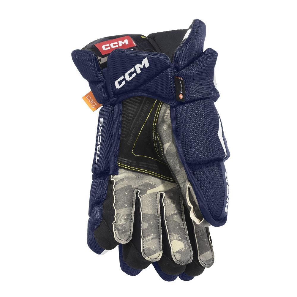 Guanti Hockey Navy/Bianco Juniores CCM AS-V PRO 2/2