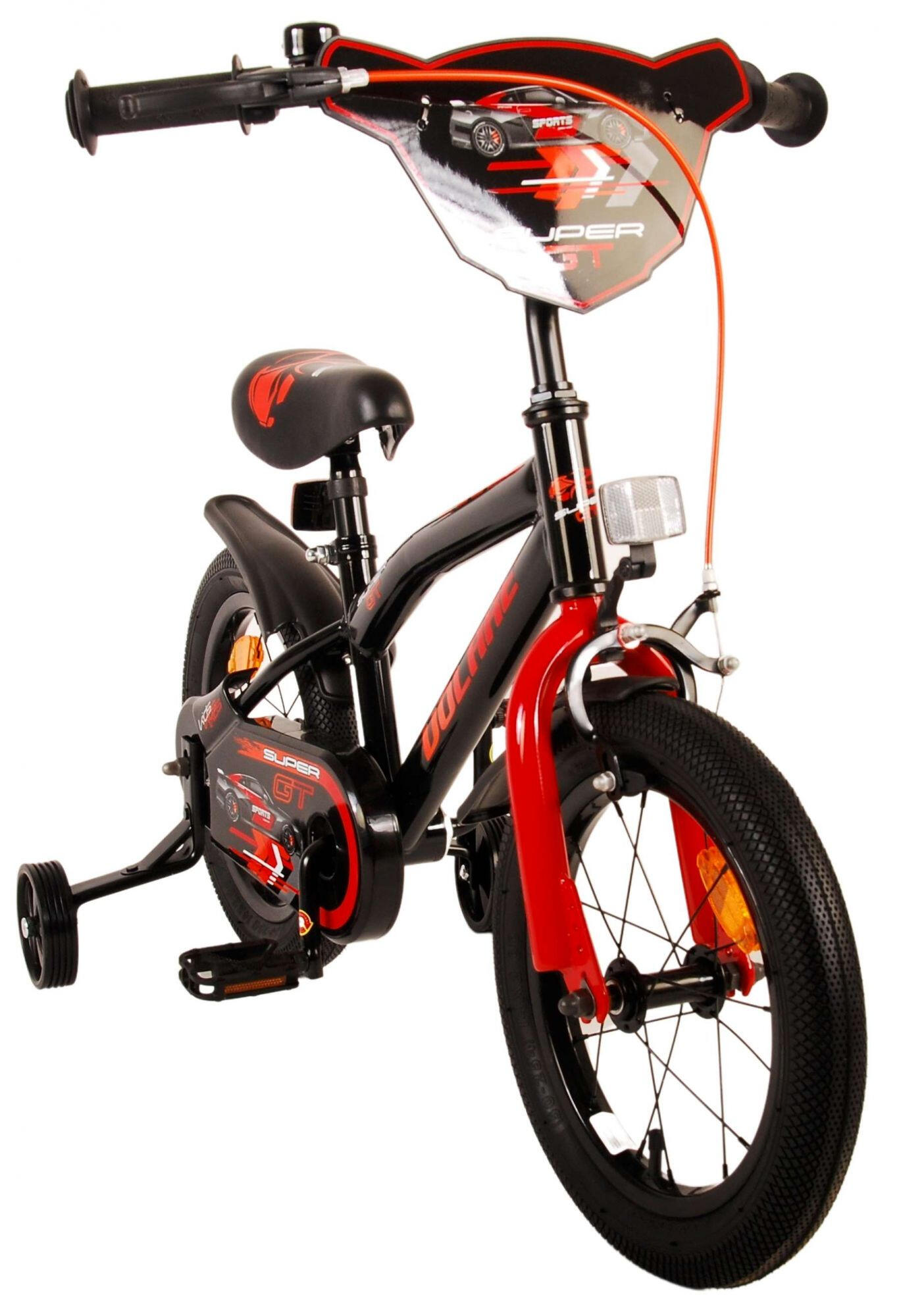 Volare Kinderfahrräder Jungen Super GT 14 Zoll 22 cm Jungen Rücktrittbremse 3/7