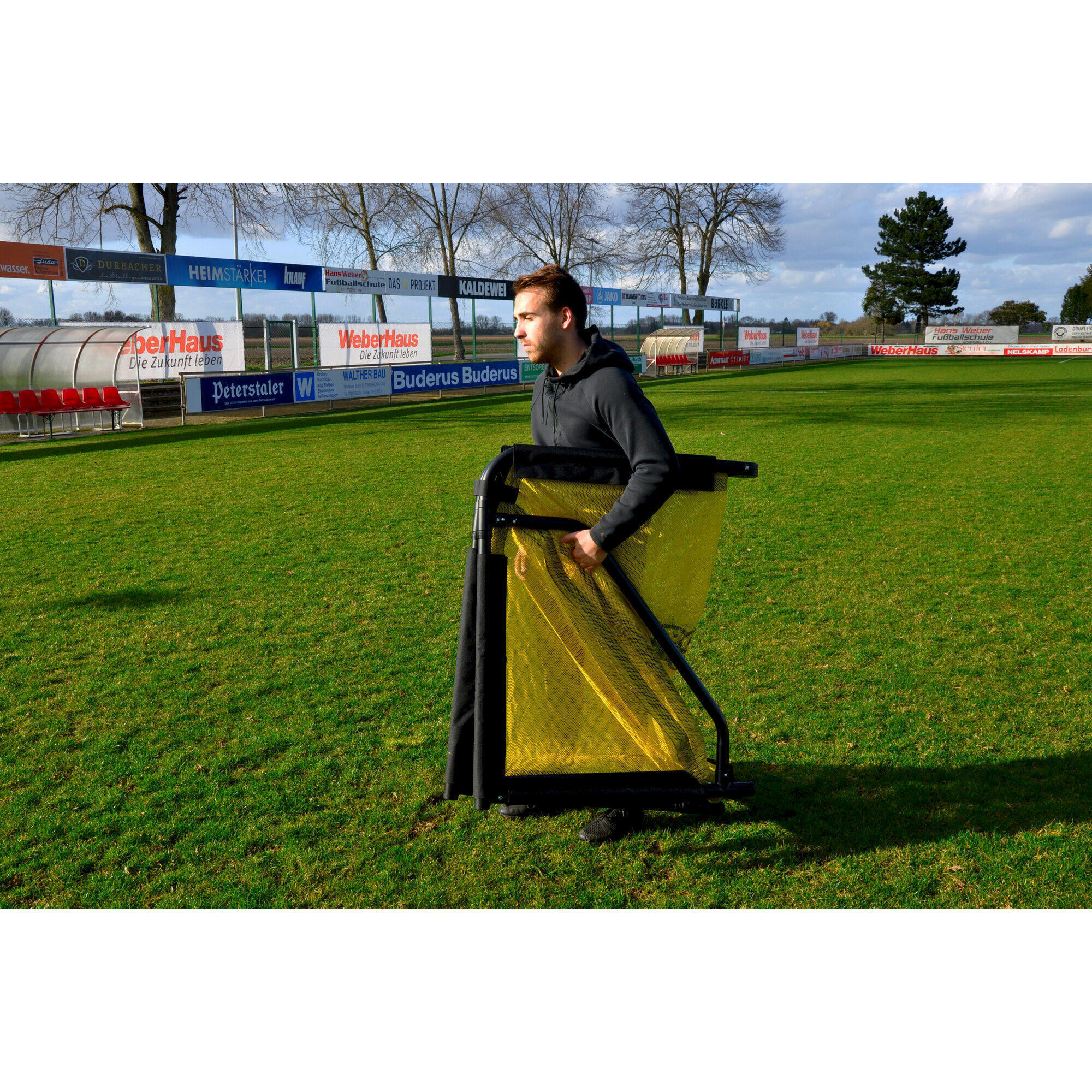 Faltbares Mini-Fußballtor aus Aluminium 150x100cm Powershot 4/4