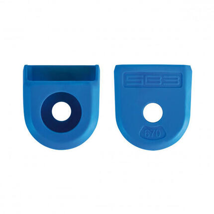 Paar lange SB3 Crank Guards Rood