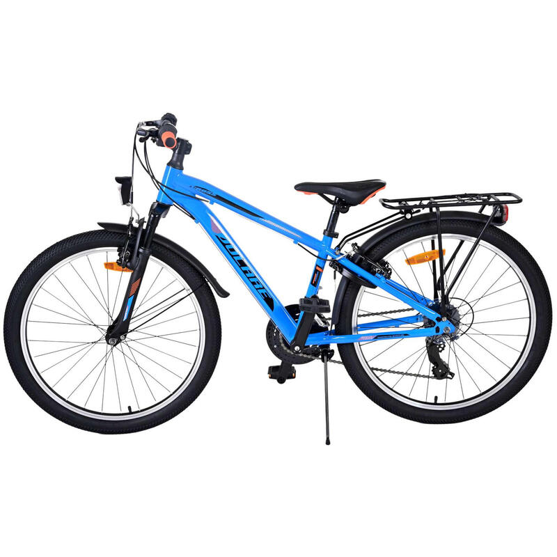 Volare Vélo garçon Cross 24 Pouces 31,75 cm Garçon 18SP V-Brake Bleu/Noir