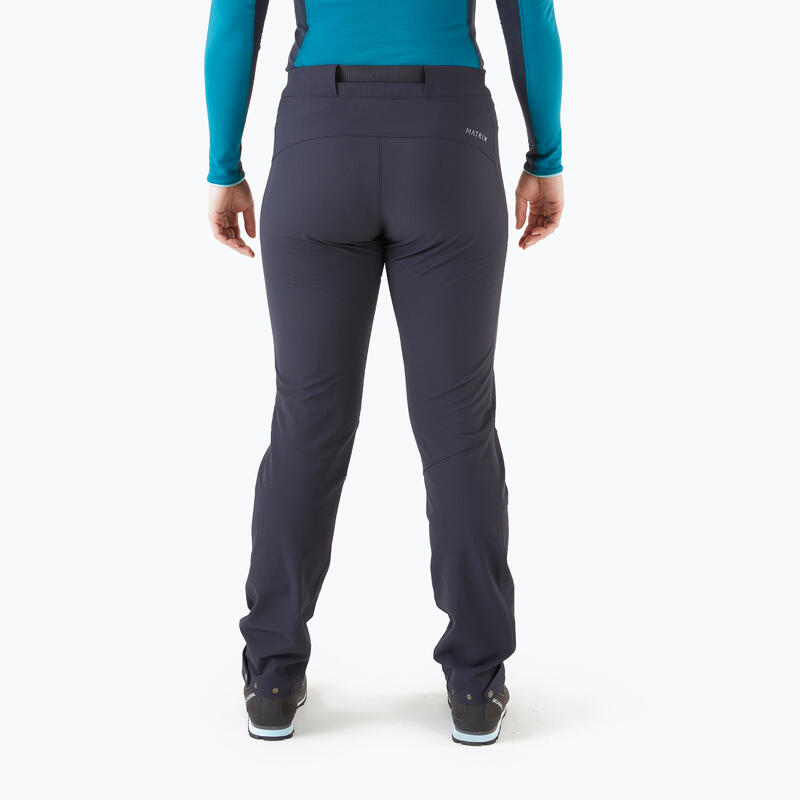 Pantaloni softshell de damă Rab Incline AS