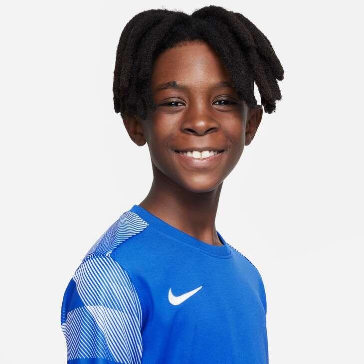 Maglie maniche lunghe da calcio junior nike blu royal 3/5