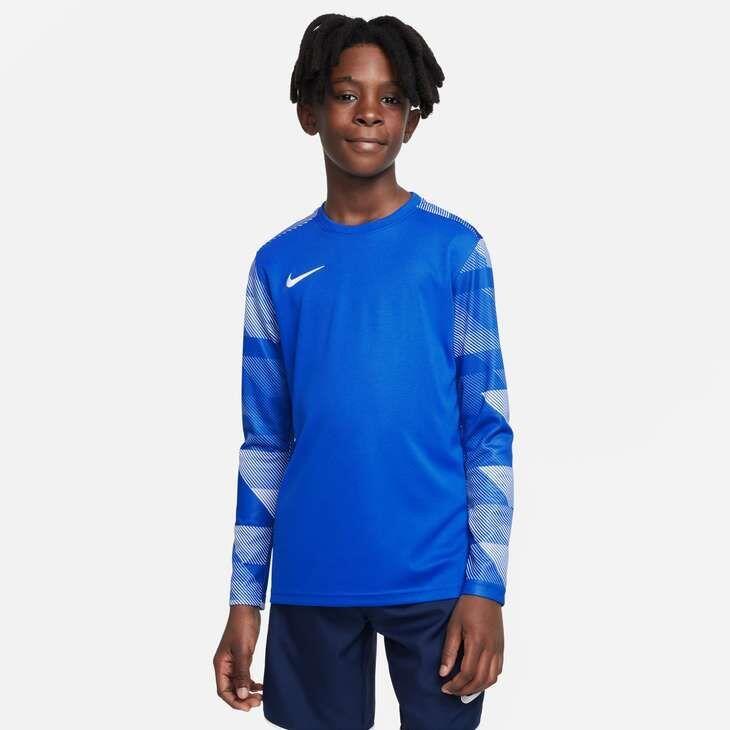 Nike - T-shirt Dri-fit Nike Park Iv Gardien De But Cj6072-463 - T-shirt Manches Longues - Blanc|bleu - 36 Xs - Decathlon