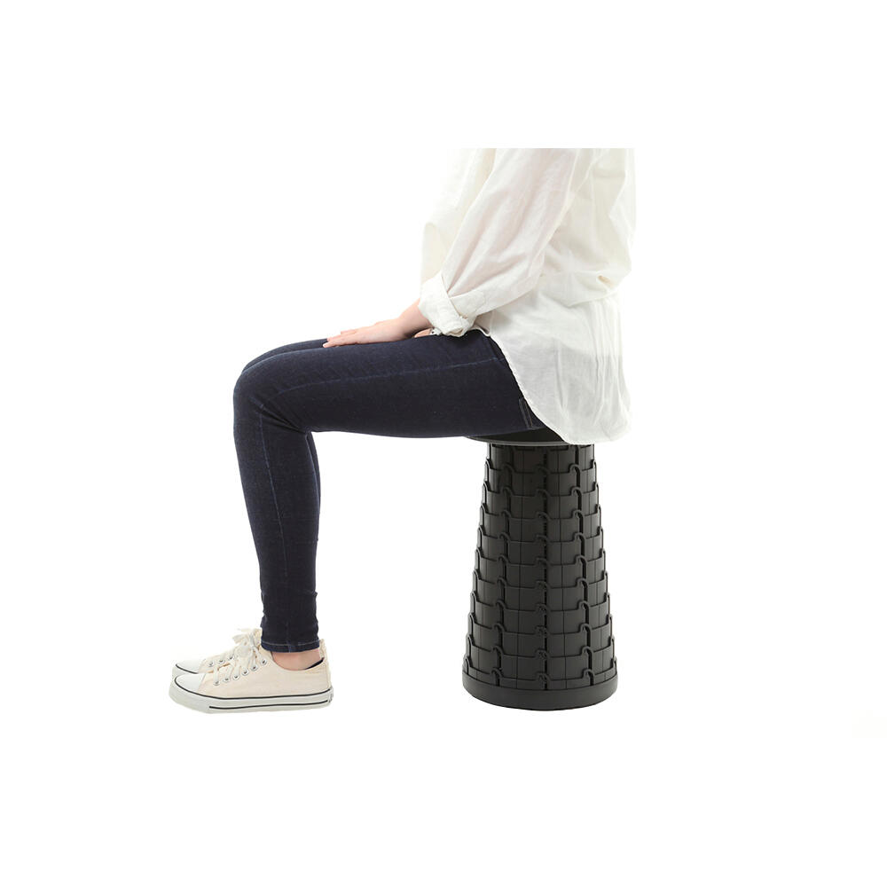 Taburete negro legível Mini Max Stool 3/5
