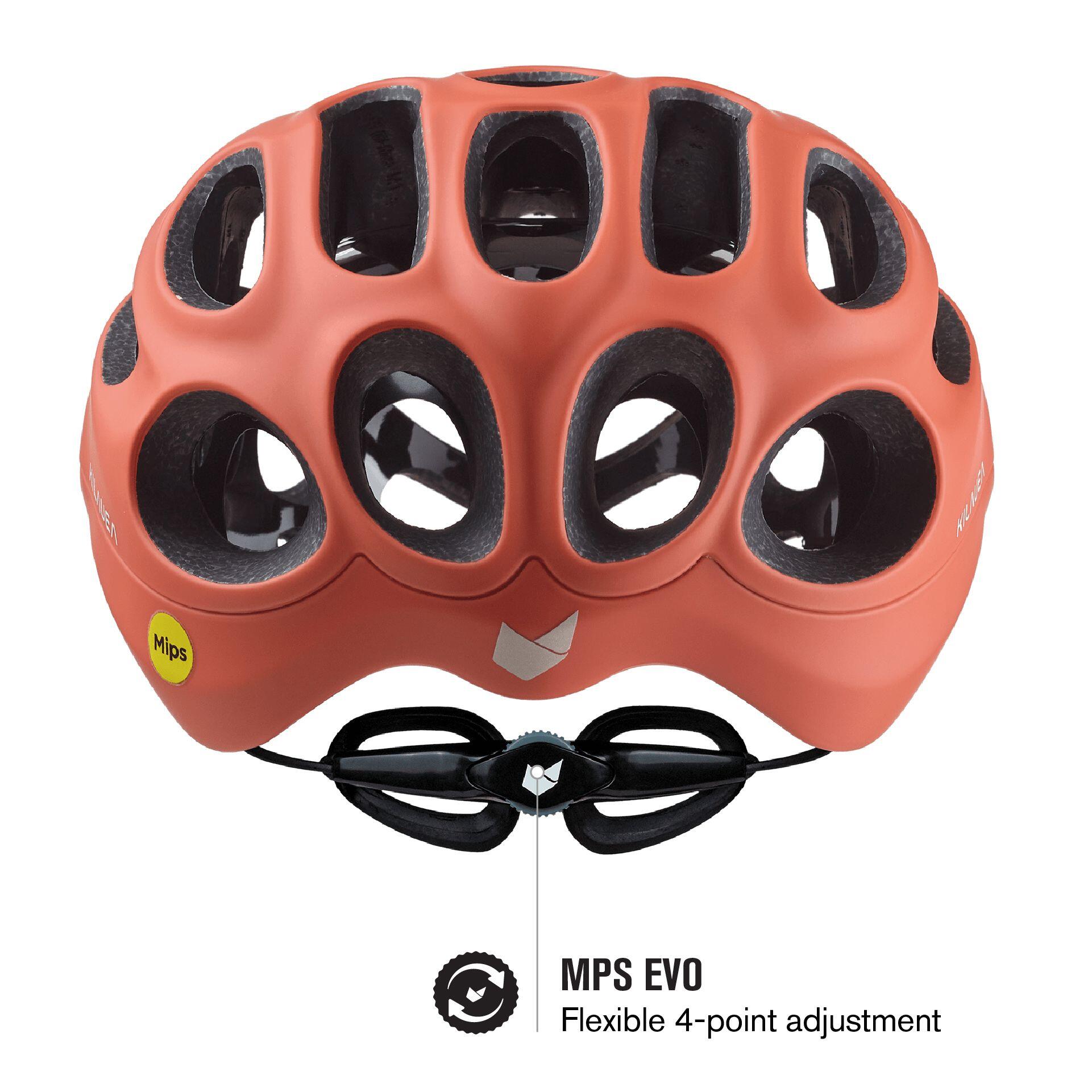 Catlike Kilauea MIPS EVO - Casque Pro Route, MTB, Gravel - Orange Doré Mat 6/7