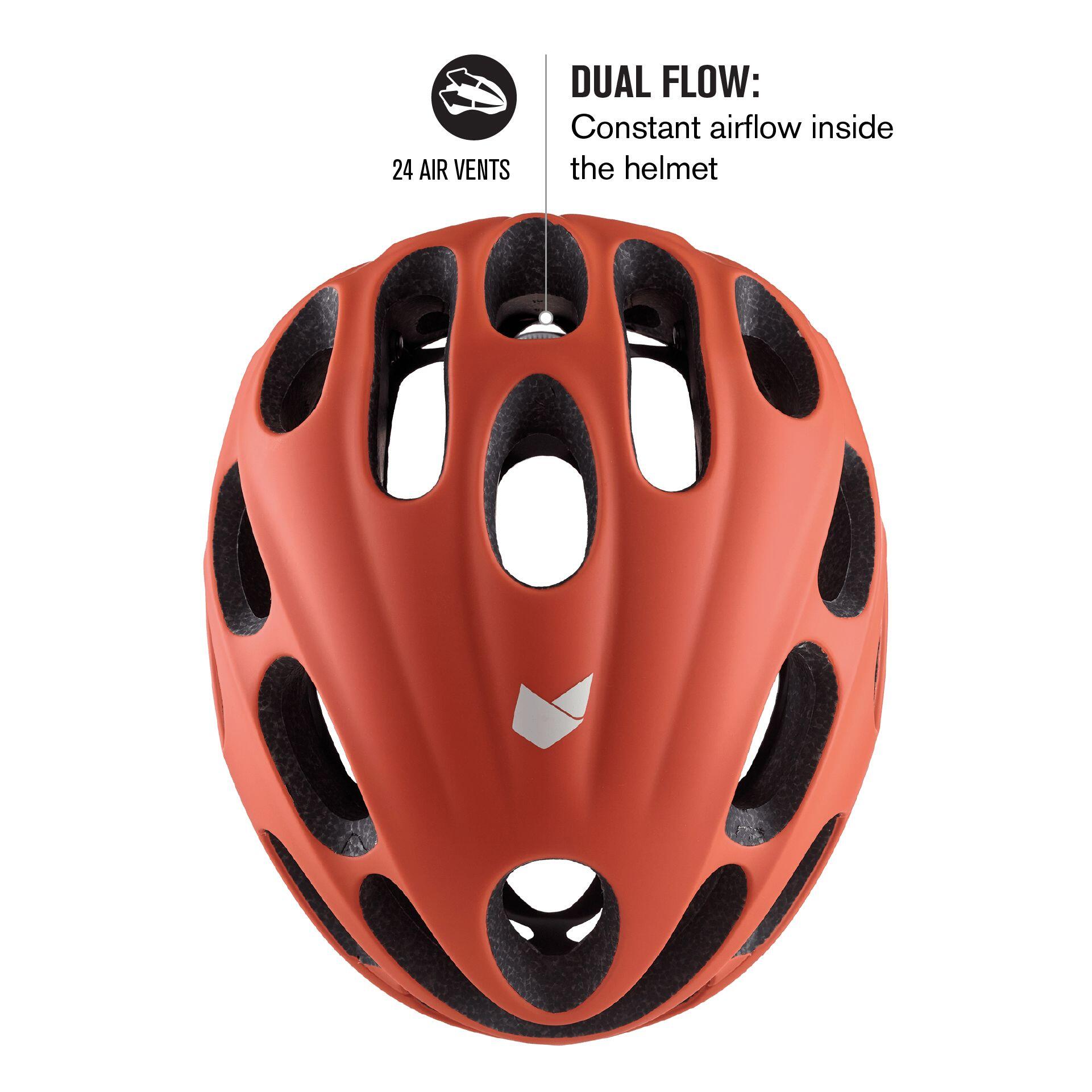 Catlike Kilauea MIPS EVO - Casque Pro Route, MTB, Gravel - Orange Doré Mat 3/7