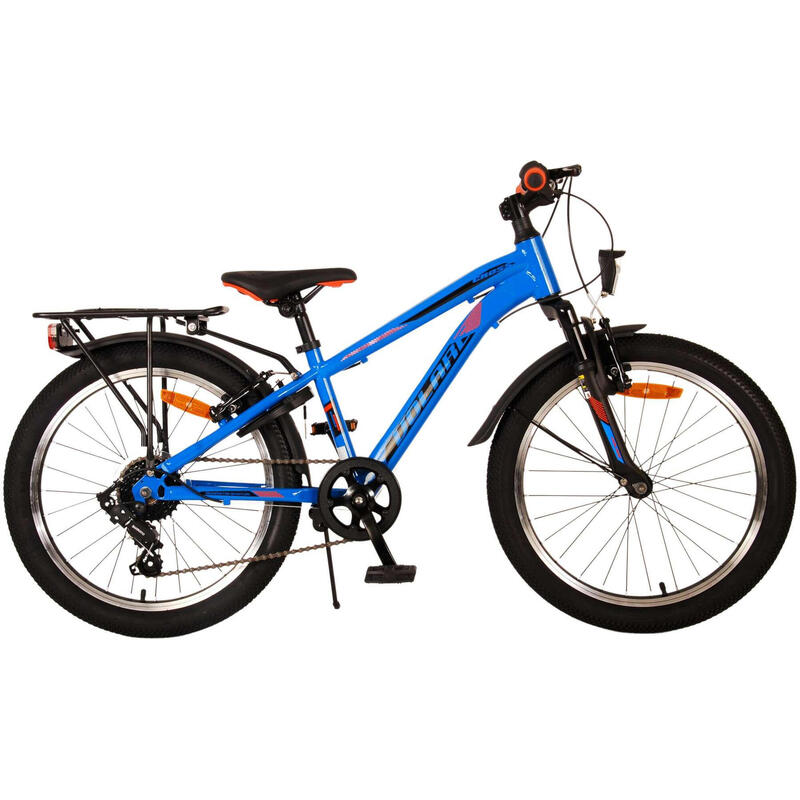 Volare Vélo garçon Cross 20 Pouces 27 cm Garçon 6SP V-Brake Bleu/Noir