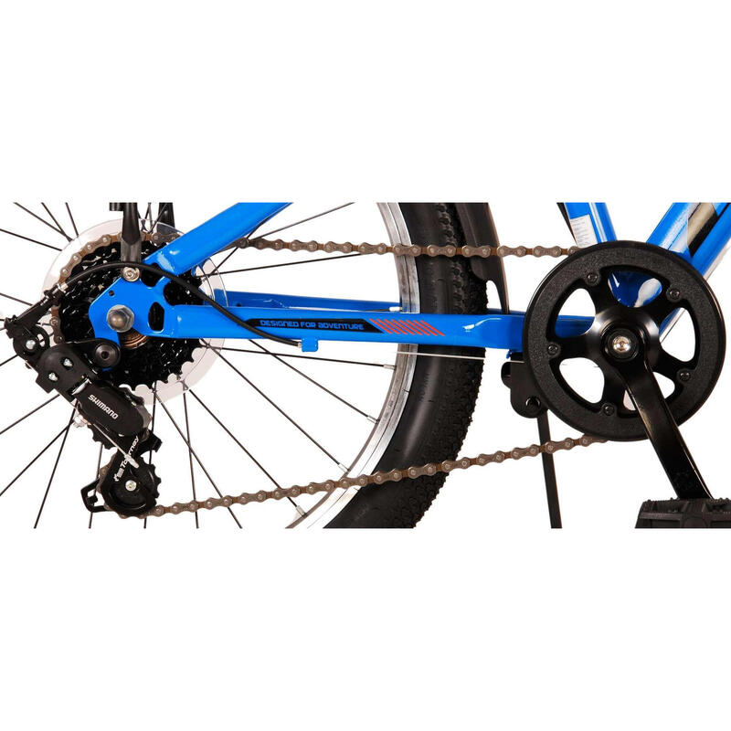 Volare Vélo garçon Cross 20 Pouces 27 cm Garçon 6SP V-Brake Bleu/Noir