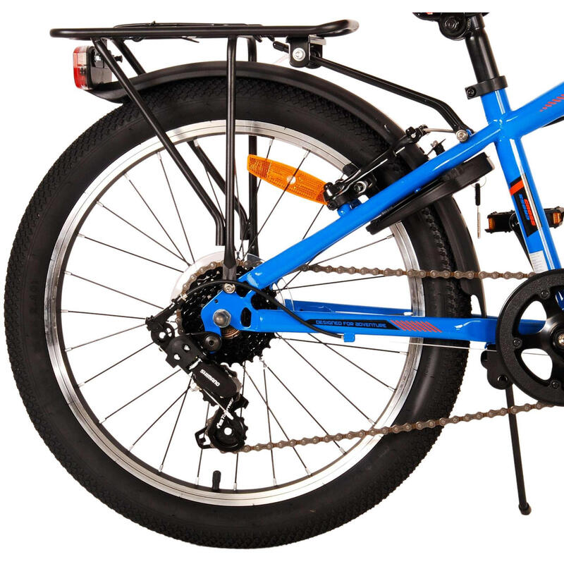 Volare Vélo garçon Cross 20 Pouces 27 cm Garçon 6SP V-Brake Bleu/Noir