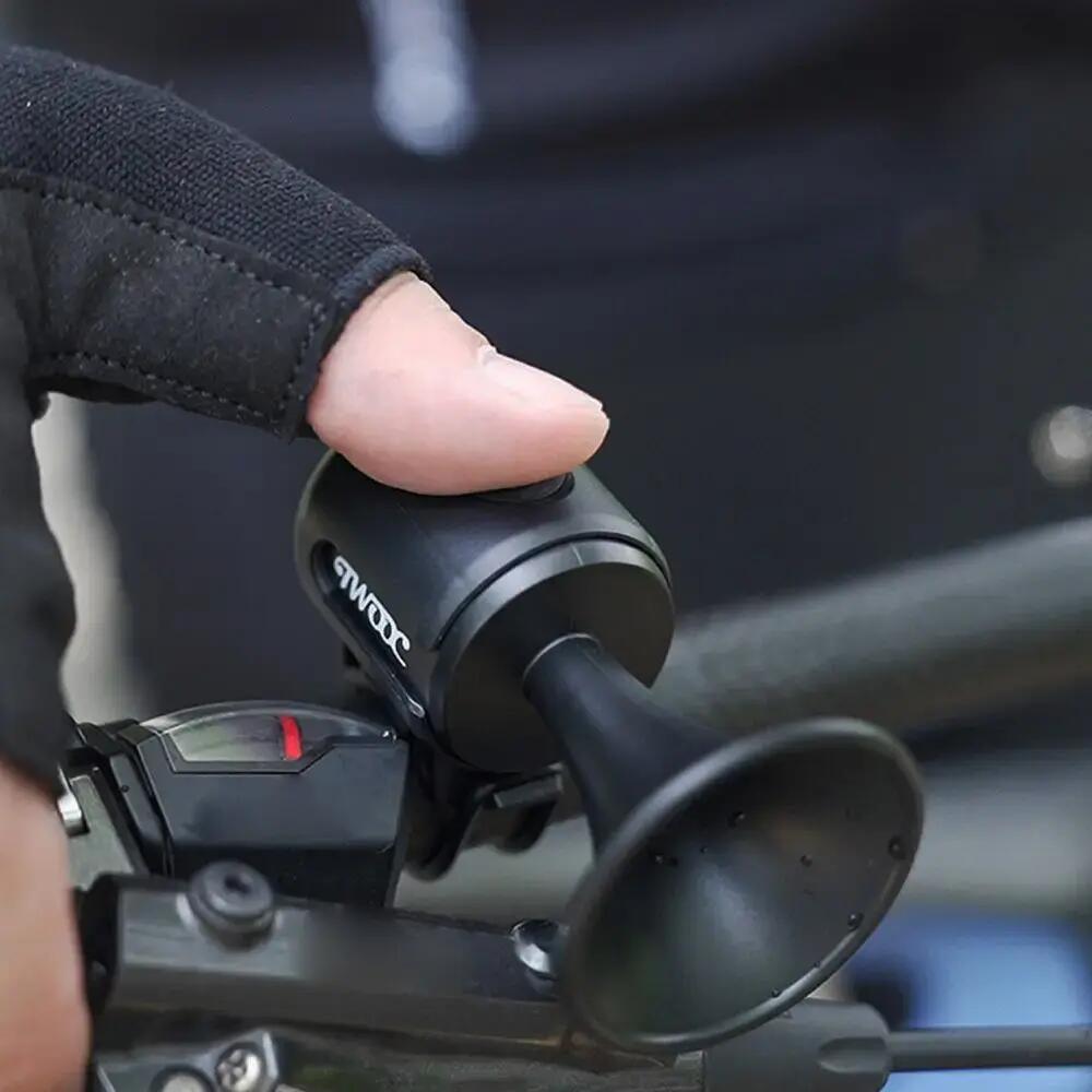 Claxon bicicleta cu baterii CR2032, 120dB, prindere ghidon, potrivire universala 3/7