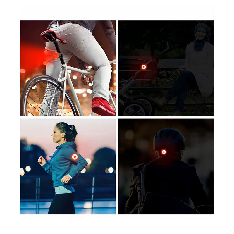 Stop bicicleta spate inteligent LED senzor frana si lumina, potrivire universala