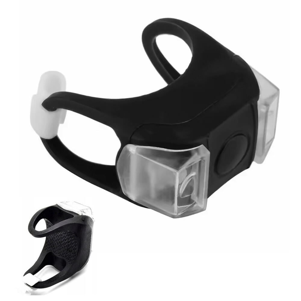 Lumini bicicleta cu baterie, utilizare fata sau spate, lumina LED rosie, set 2