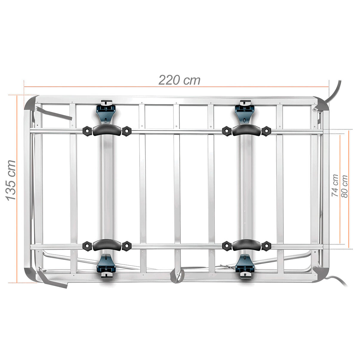 Tente de toit NATURCAMPER T1000 pour voiture, SUV, 4x4 ou van 7/7