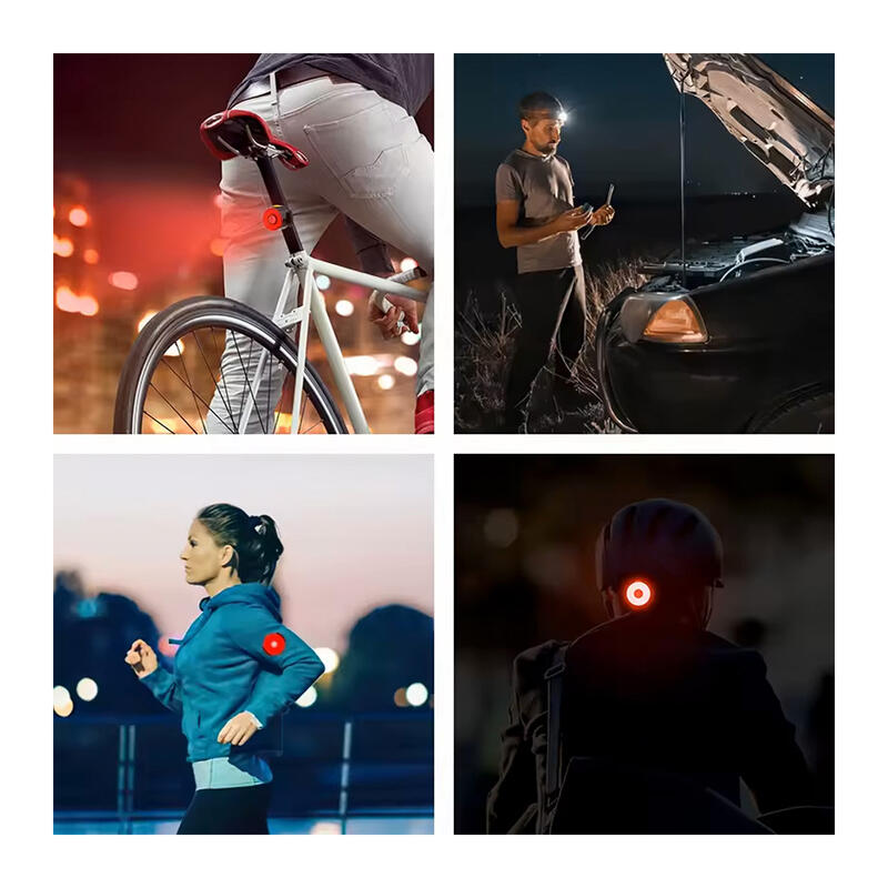 Stop bicicleta spate LED, 7 moduri iluminare, baterie 300 mAh cu incarcare USB