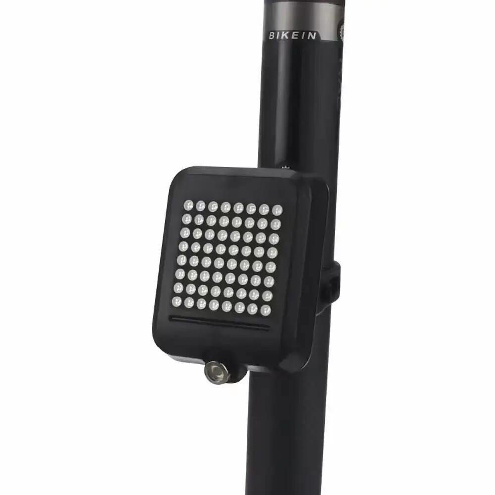 Stop bicicleta spate LED, senzor directie, 8 moduri iluminare, reincarcabil USB 7/7