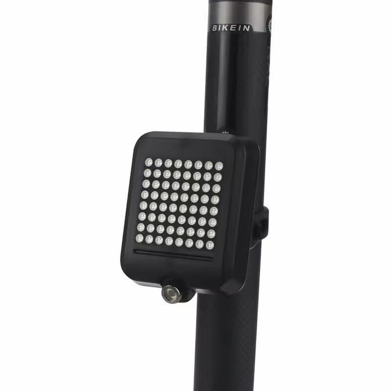 Stop bicicleta spate LED, senzor directie, 8 moduri iluminare, reincarcabil USB