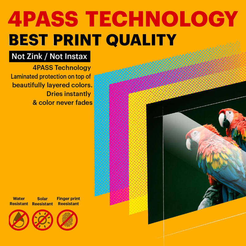 Kodak Dock Plus PD460 Portable Photo Printer for Smartphones, Direct Photo Print, 10 x 15 cm, iOS and Android, Bluetooth & Docking, 80 Pieces 10 Photo Paper, Yellow and White Kodak Dock Plus PD460 Portable Photo Printer for Smartphones, Direct Photo Print, 10 x 15 cm, iOS and Android, Bluetooth & Docking, 80 Pieces 10 Photo Paper, Yellow and White