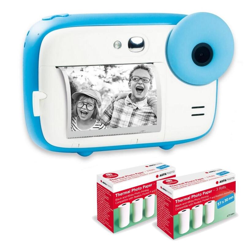 AGFA PHOTO Pack Realikids Instant Cam + 6 Rouleaux Papier Thermique