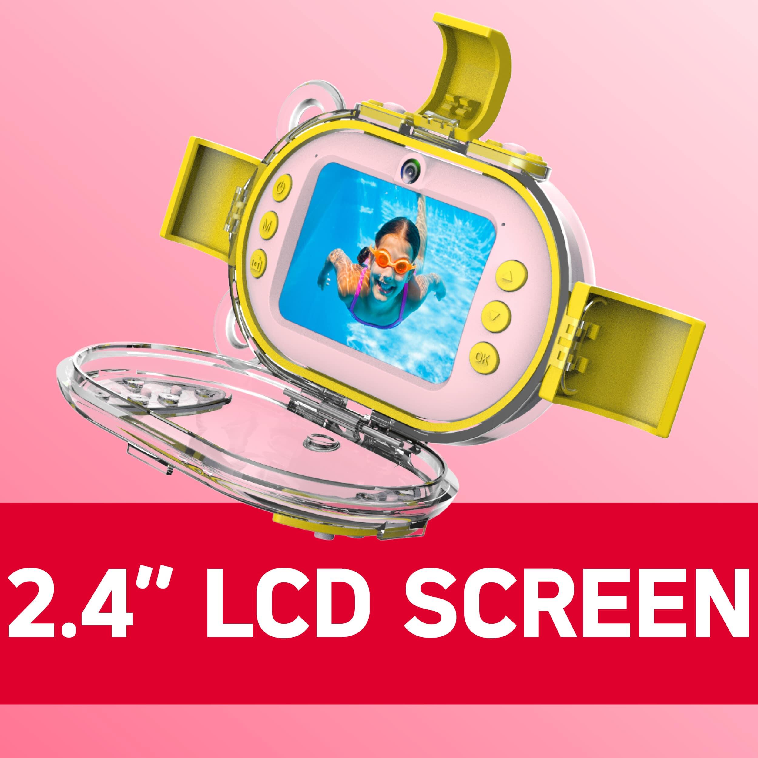 AgfaPhoto Realikids Cam Waterproof 24MP, Écran 2.4'', Étanche Enfant + 8GB 3/5
